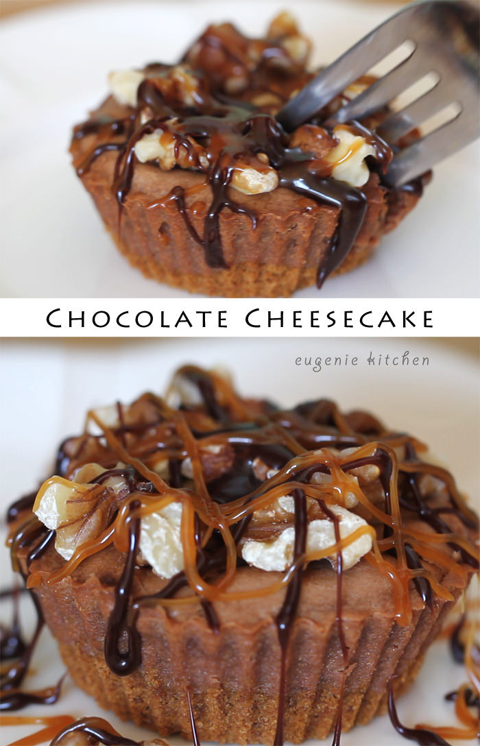Easy Chocolate Cheesecake Recipe
 Easy Mini Chocolate Cheesecake Recipe Eugenie Kitchen
