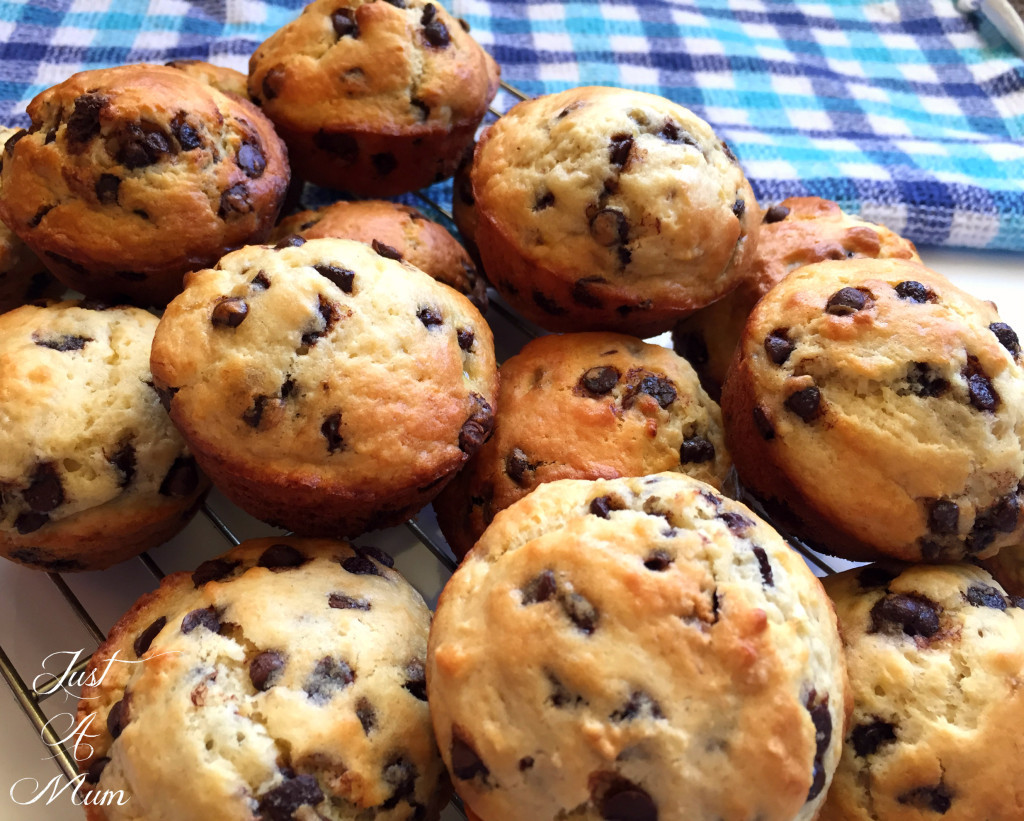 Easy Chocolate Chip Muffins
 Easy Banana Chocolate Chip Muffins – Just a Mum
