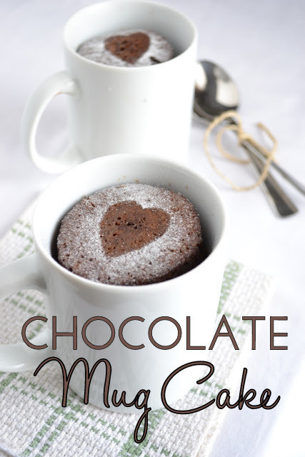 Easy Chocolate Mug Cake
 5 Valentine s Desserts Made Easy and Dressed To Impress