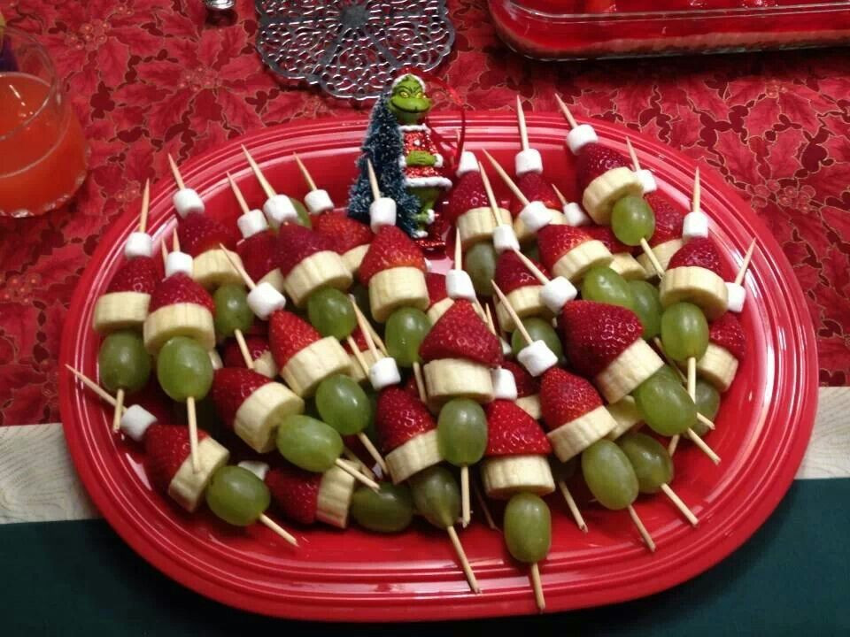Easy Christmas Party Appetizers
 Grinch appetizer Easy fun Holidays