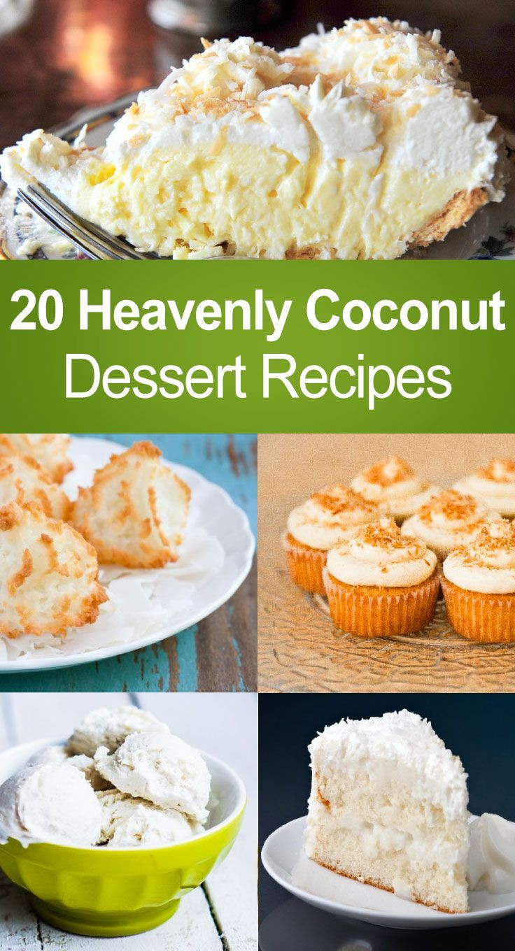 Easy Coconut Dessert Recipes
 590 best images about sweets and treats on Pinterest