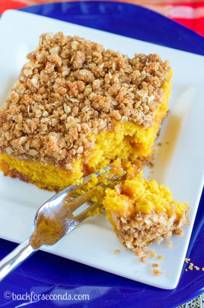 Easy Coffee Cake Recipe From Scratch
 Pumpkin Coffee Cake with Peanut Butter Streusel Back for