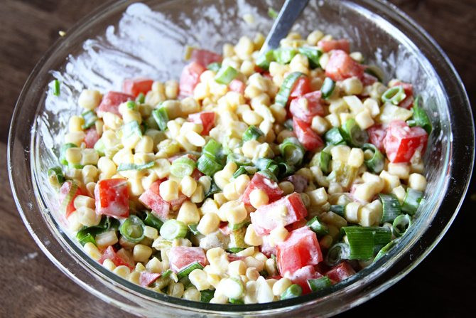 Easy Corn Salad Recipe
 easy corn salad with mayo