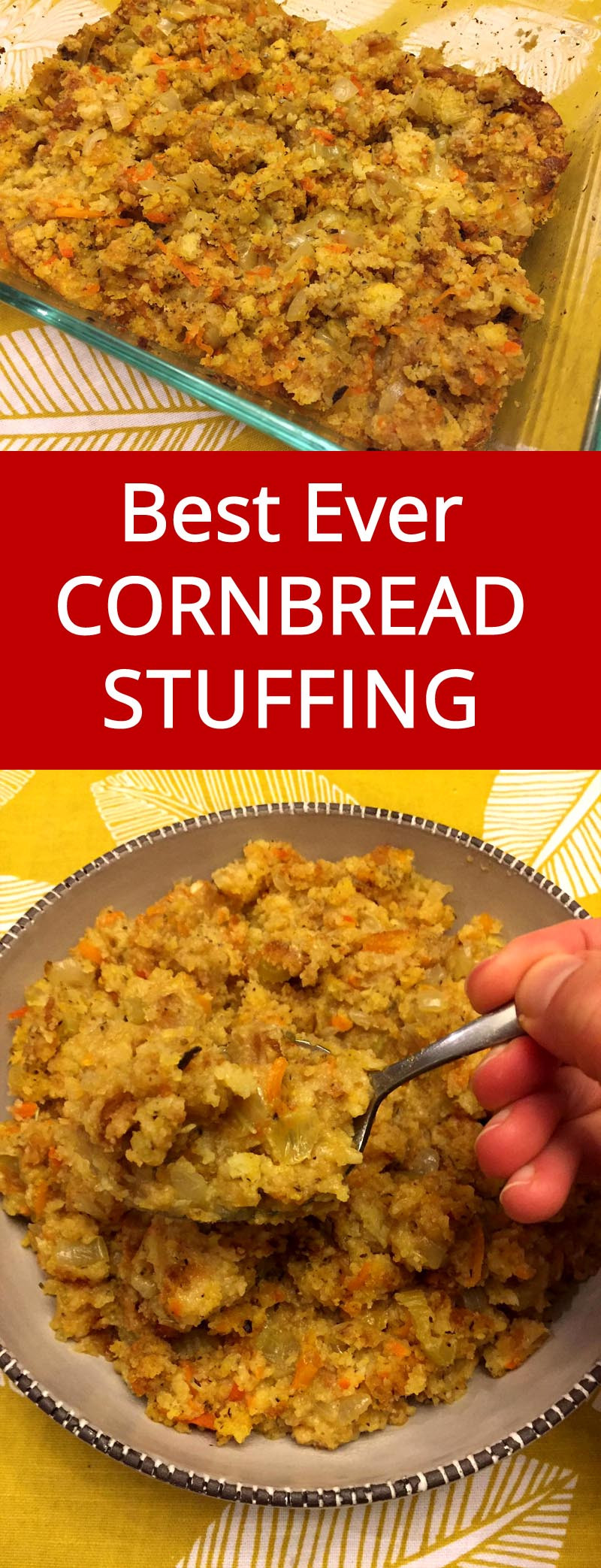 Easy Cornbread Dressing
 Easy Cornbread Stuffing – Best Ever Dressing Recipe For