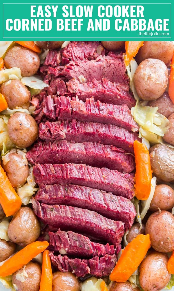 Easy Corned Beef And Cabbage
 Easy Corned Beef and Cabbage Instant Pot and Slow Cooker