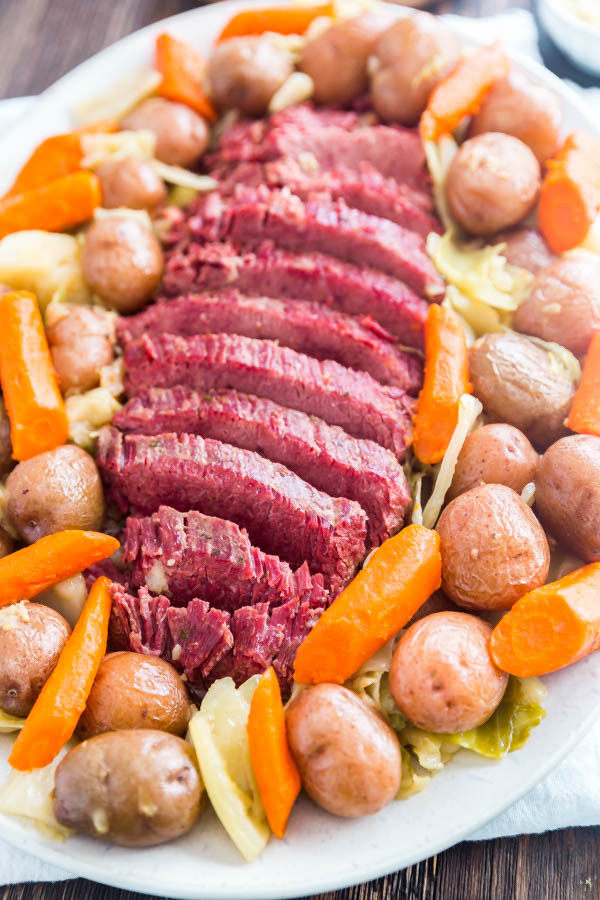 Easy Corned Beef And Cabbage
 Easy Corned Beef and Cabbage Instant Pot and Slow Cooker