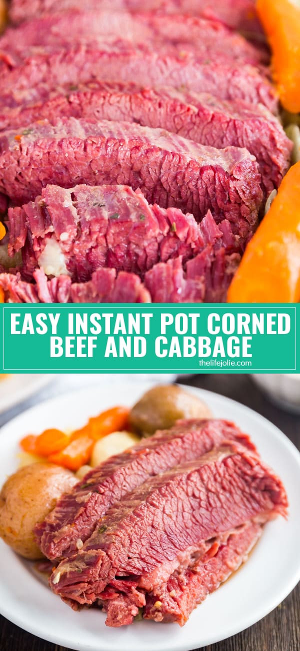 Easy Corned Beef And Cabbage
 Easy Corned Beef and Cabbage Instant Pot and Slow Cooker