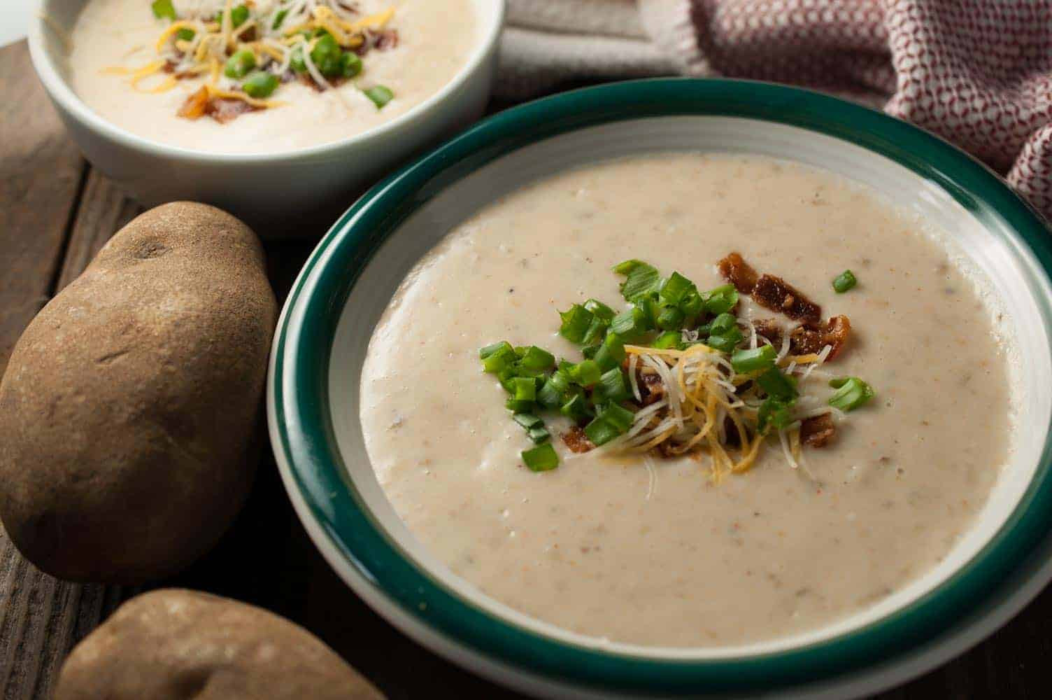 Easy Creamy Potato Soup
 Instant Pot Easy Creamy Potato Soup Recipe