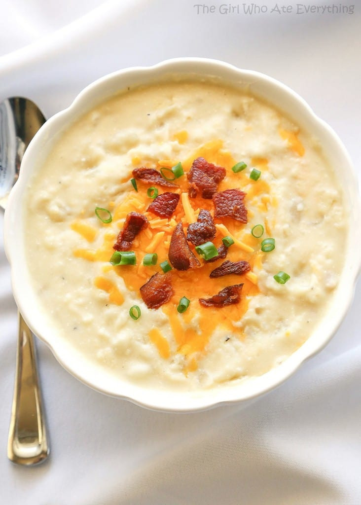 Easy Creamy Potato Soup
 Creamy Potato Soup The Girl Who Ate Everything