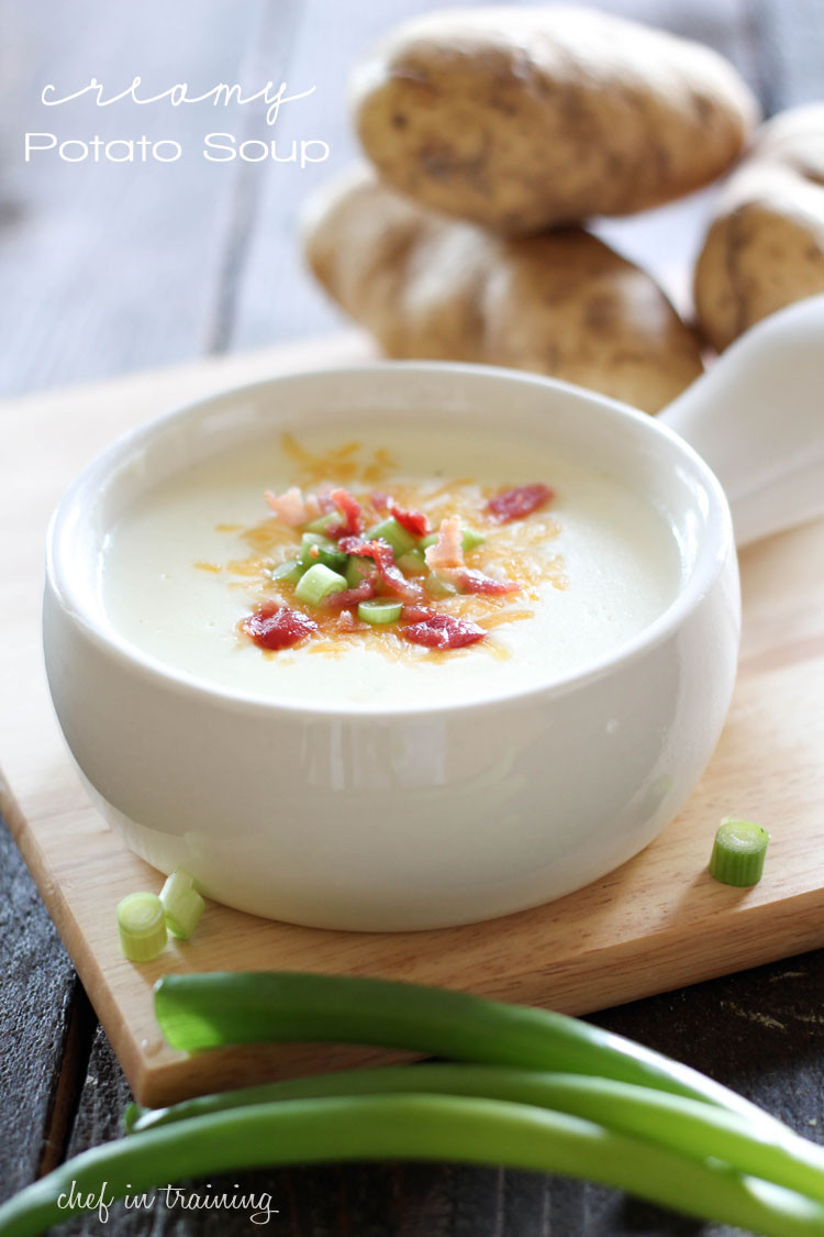 Easy Creamy Potato Soup
 Creamy Potato Soup Chef in Training