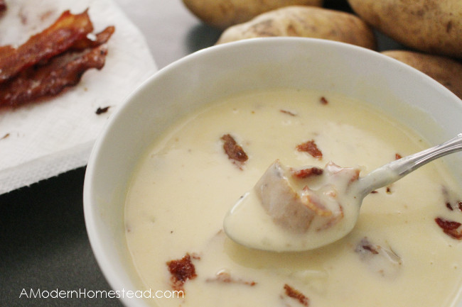 Easy Creamy Potato Soup
 Easy Creamy Potato Soup