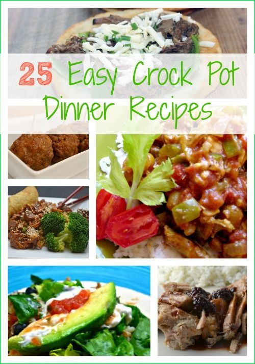 Easy Crock Pot Dinners
 15 best images about Crockpot dinners on Pinterest