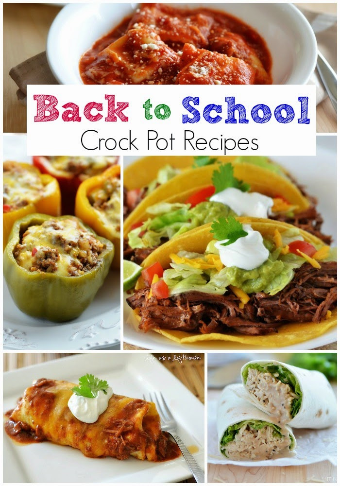 Easy Crock Pot Dinners
 Back to School Crock Pot Recipes The Country Cook