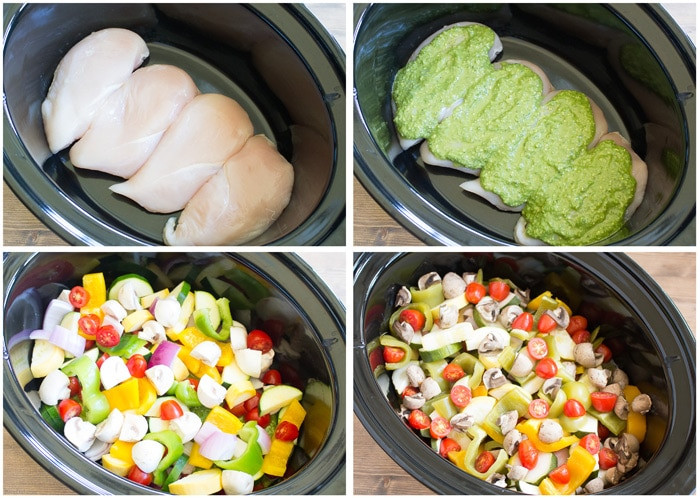 Easy Crock Pot Dinners
 Chicken Pesto Pasta Easy Crock Pot Recipe Bren Did