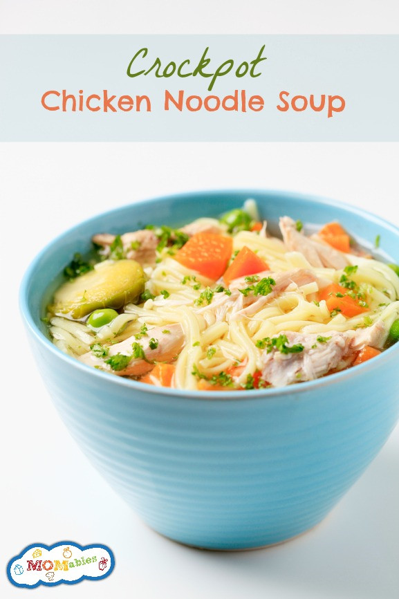 Easy Crockpot Chicken Noodle Soup
 Crockpot Chicken Noodle Soup Recipe