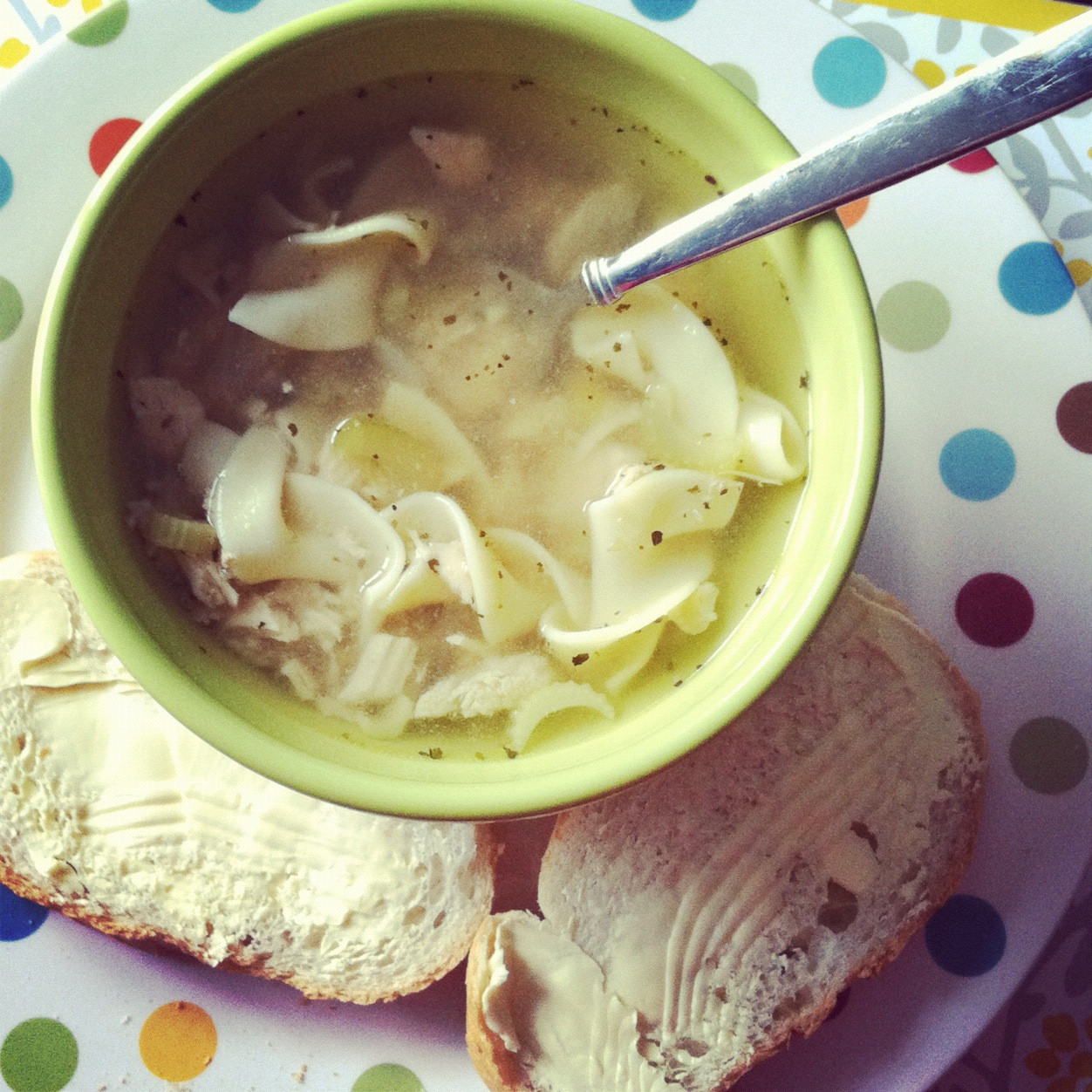 Easy Crockpot Chicken Noodle Soup
 Little Bit Funky failproof easy delicious chicken noodle