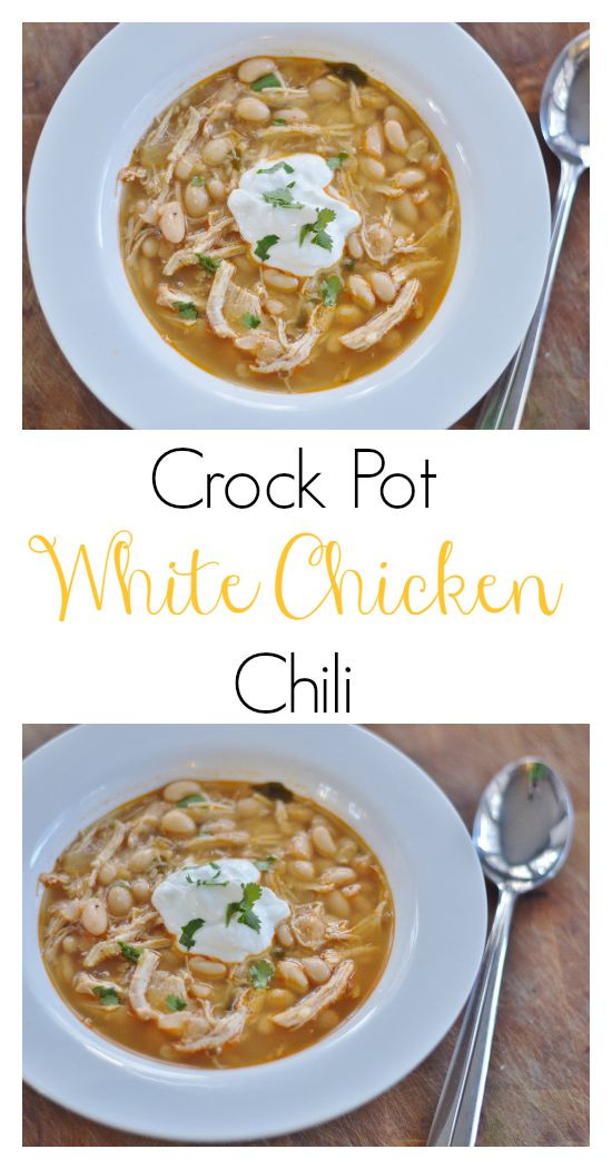 Easy Crockpot White Chicken Chili
 17 Best images about White chicken chili recipes on