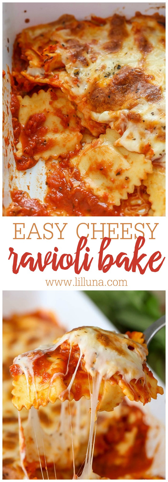 Easy Delicious Dinner Recipes
 Easy Cheesy Ravioli Bake Lil Luna