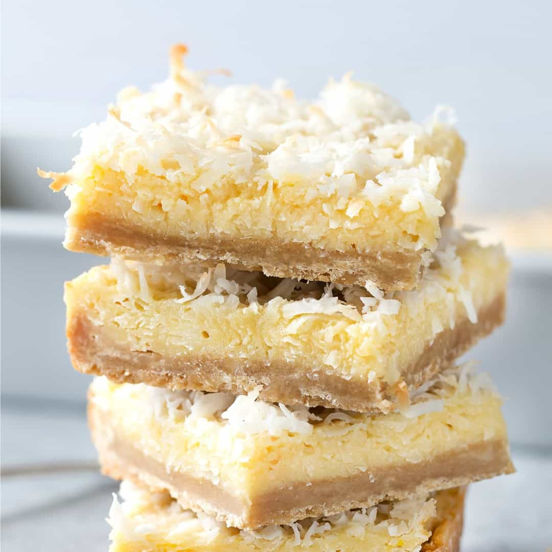 Easy Dessert Bars
 Buttery Coconut Bars Real Housemoms