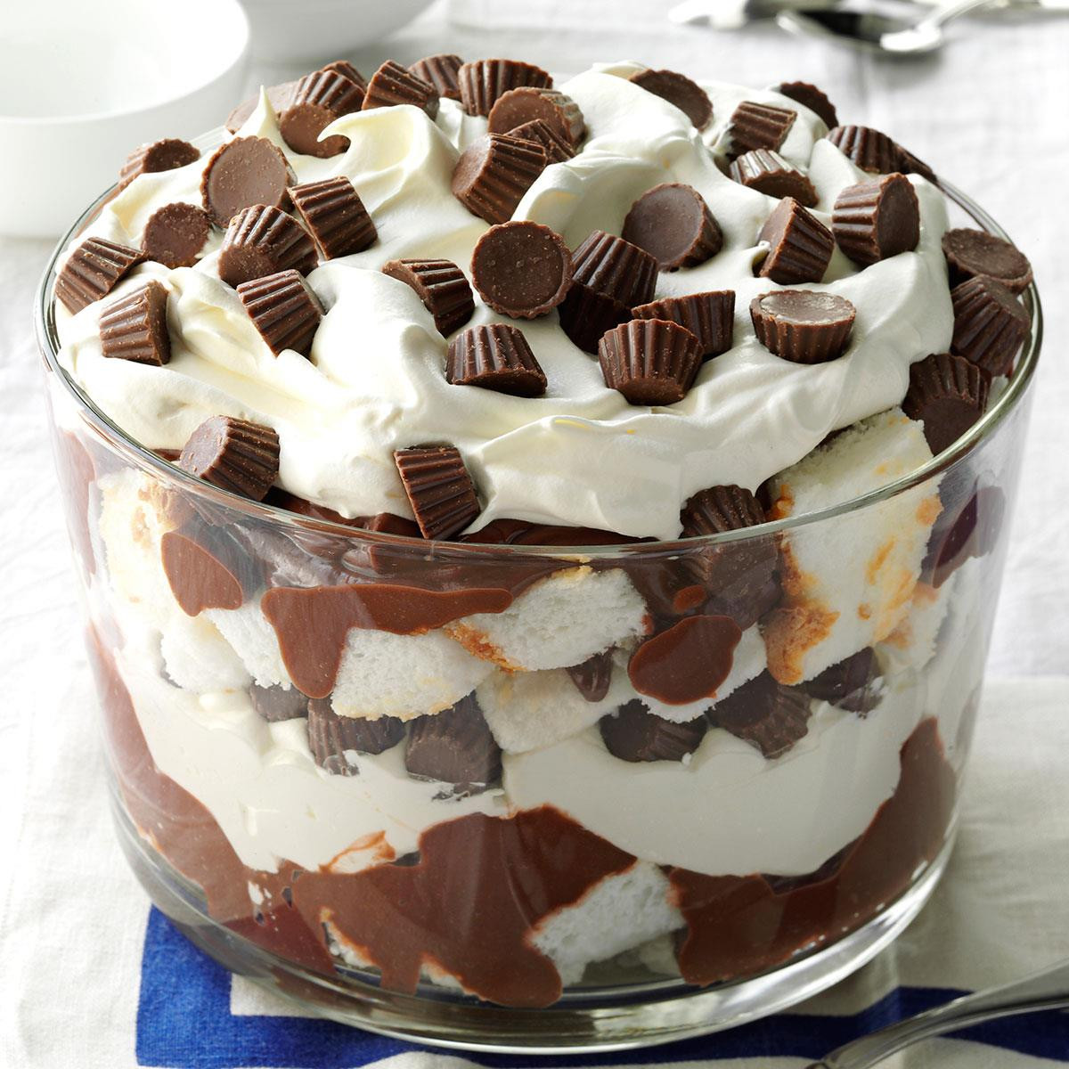 Easy Dessert To Make
 Peanut Butter Cup Trifle Recipe