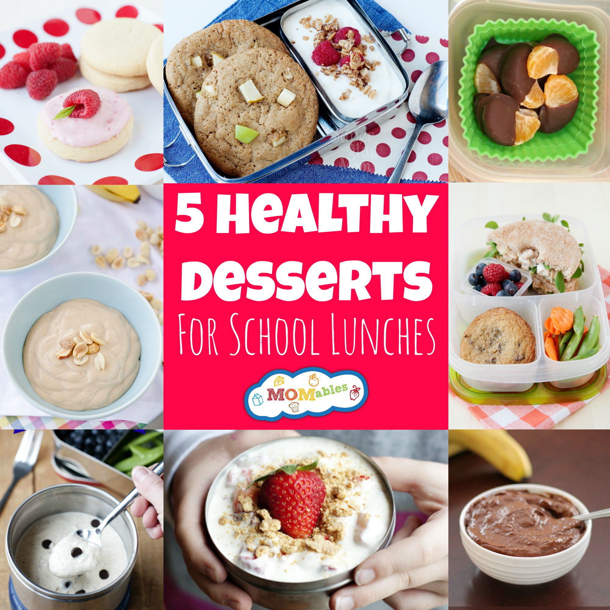 Easy Desserts For Kids
 5 Healthy Desserts for School Lunches MOMables