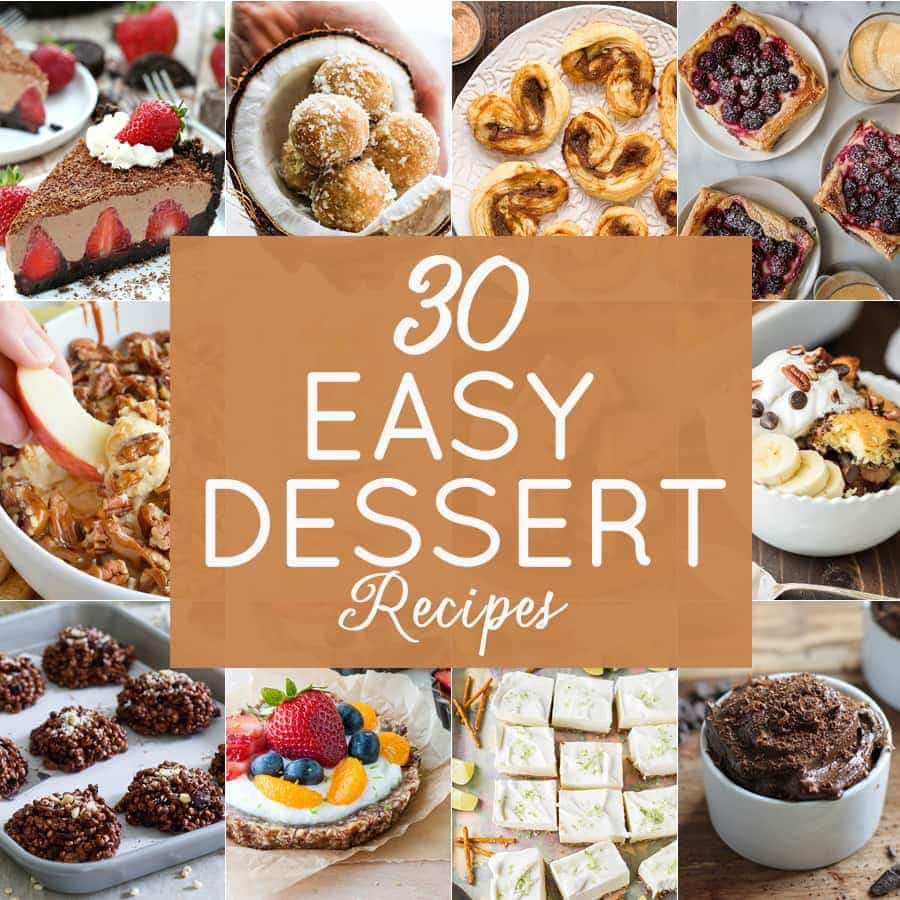 Easy Desserts Pinterest
 10 Easy Dessert Recipes The Cookie Rookie