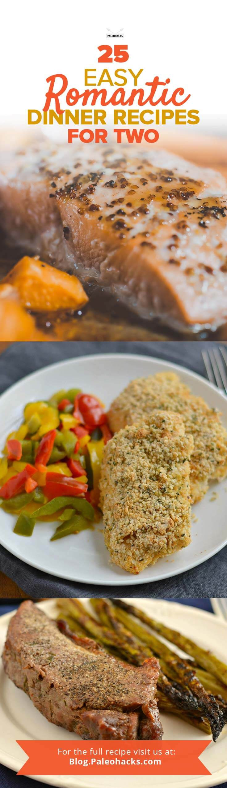 Easy Dinner For Two
 25 Easy Romantic Dinner Recipes for Two