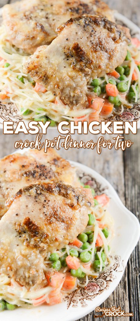 Easy Dinner For Two
 Easy Chicken Crock Pot Dinner for Two Recipes That Crock