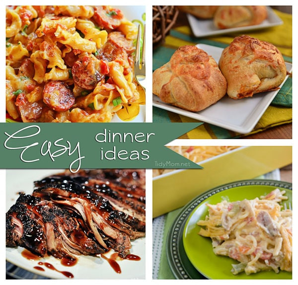 Easy Dinner Idea
 Quick and Easy Dinner Recipes