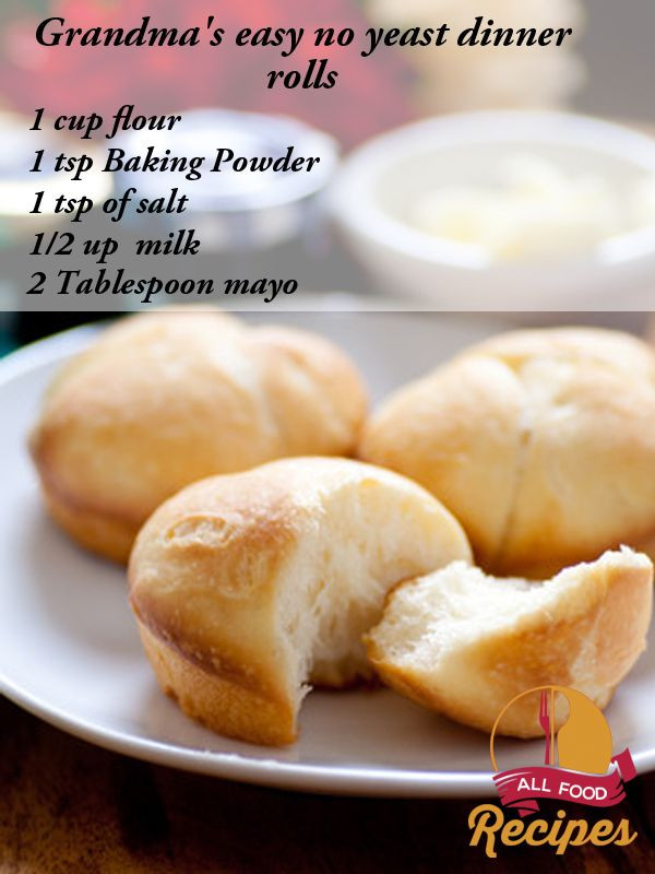 Easy Dinner Rolls No Yeast
 dinner rolls from scratch no yeast