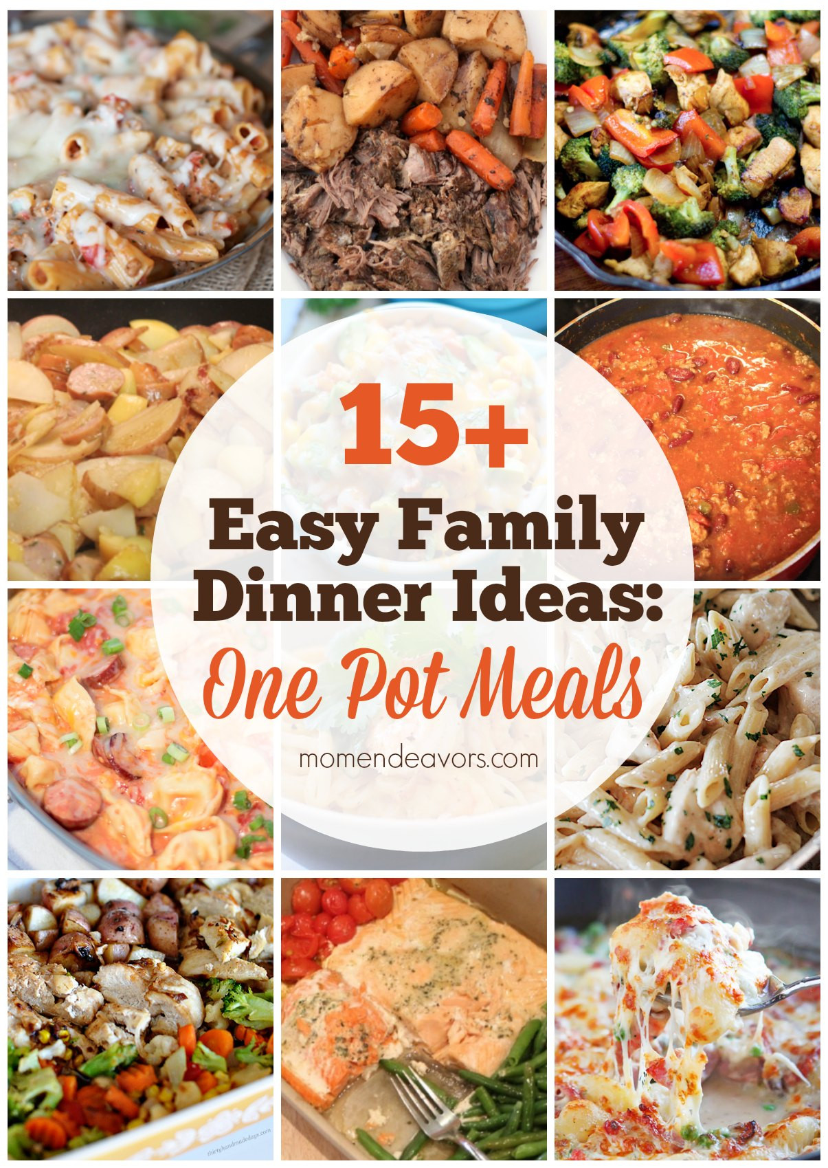 Easy Dinners For One
 15 Easy e Pot Family Dinners