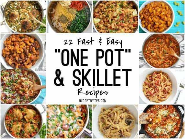 Easy Dinners For One
 22 Fast and Easy e Pot Meals Bud Bytes