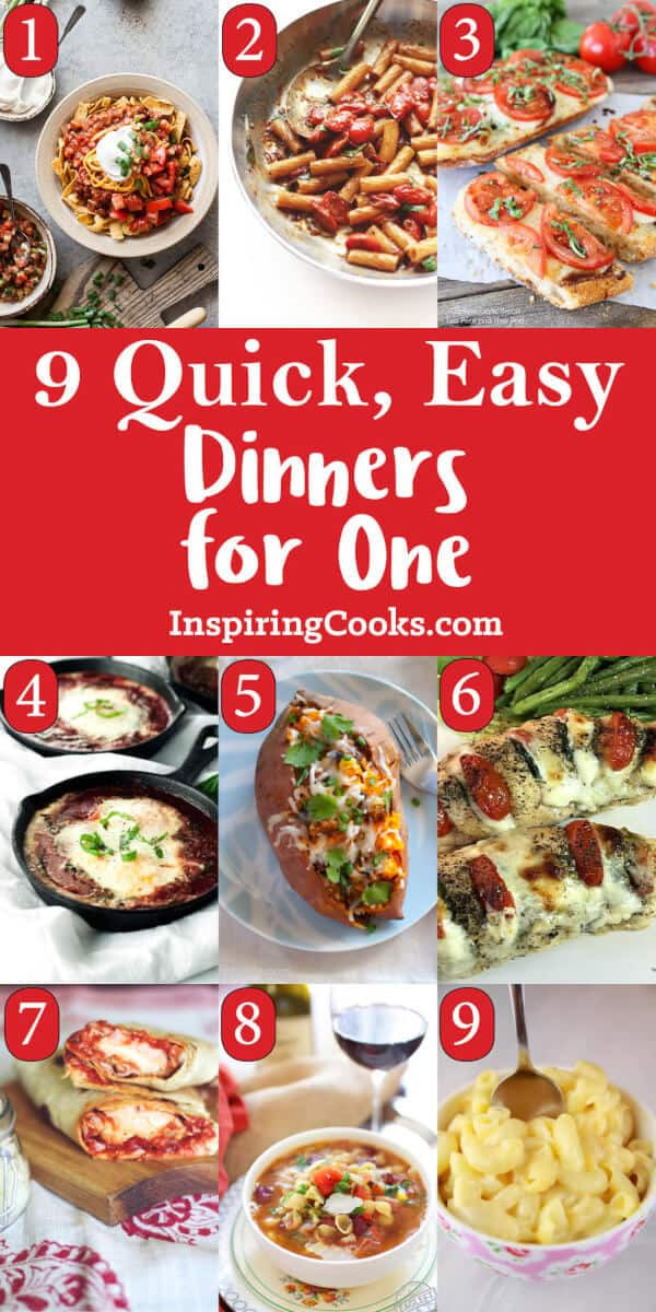 Easy Dinners For One
 9 Quick & Easy Single Dinner Recipes for e Person
