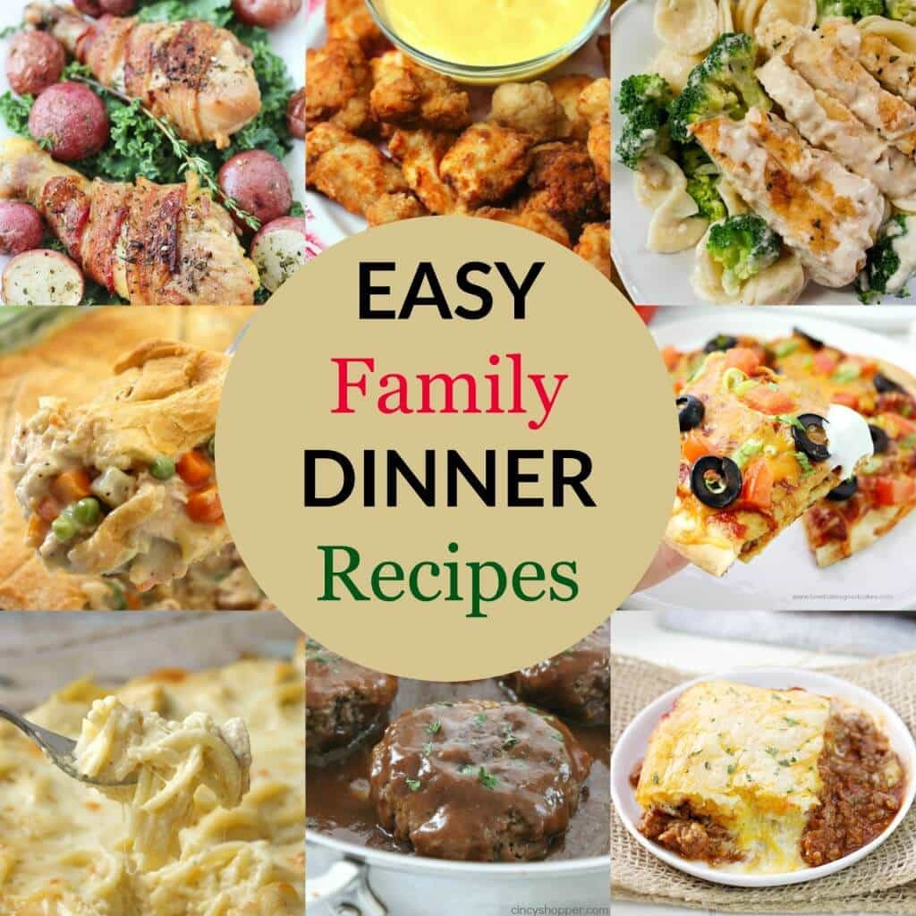 Easy Dinners Ideas For Family
 Easy Family Dinner Recipes