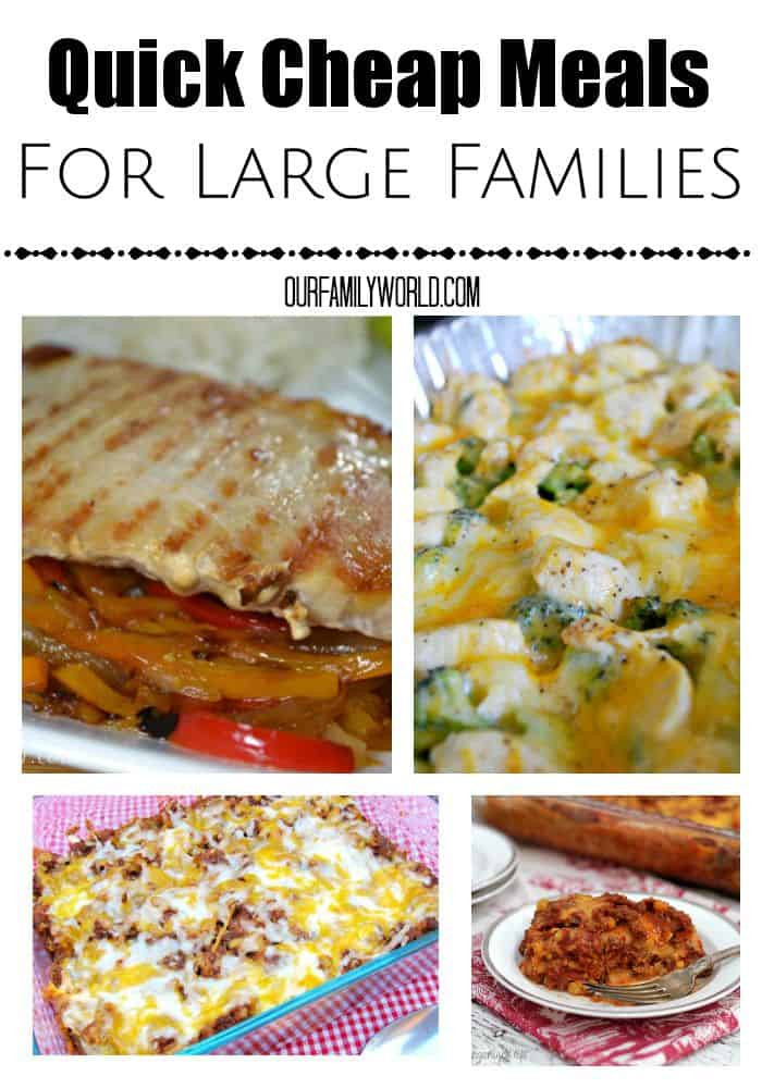 Easy Dinners Ideas For Family
 Quick Cheap Meals For Families