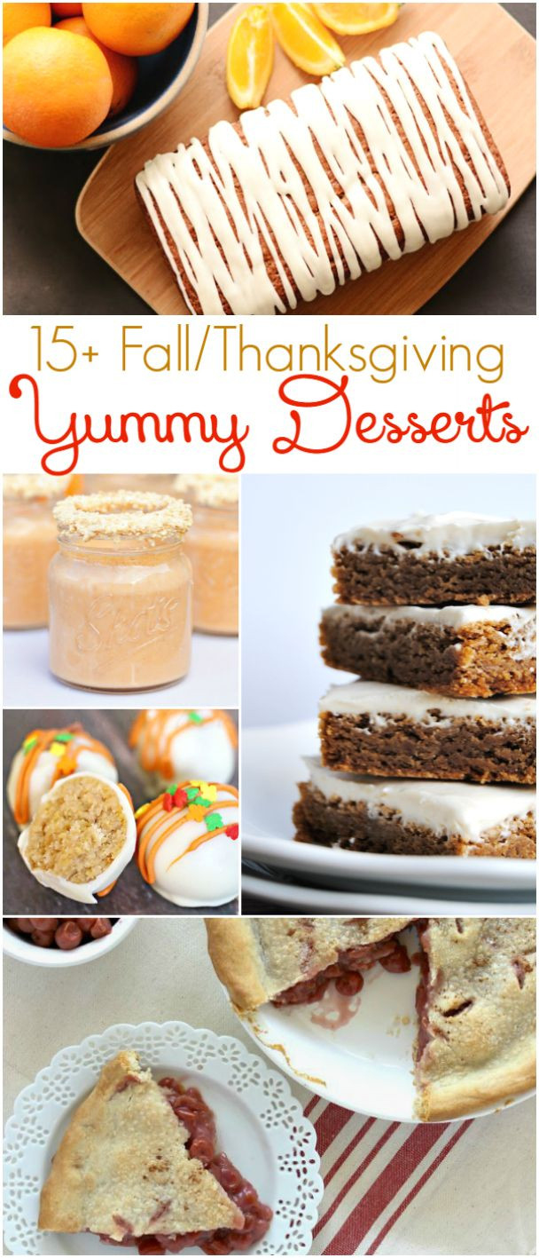 Easy Fall Desserts
 15 Fall Thanksgiving yummy desserts