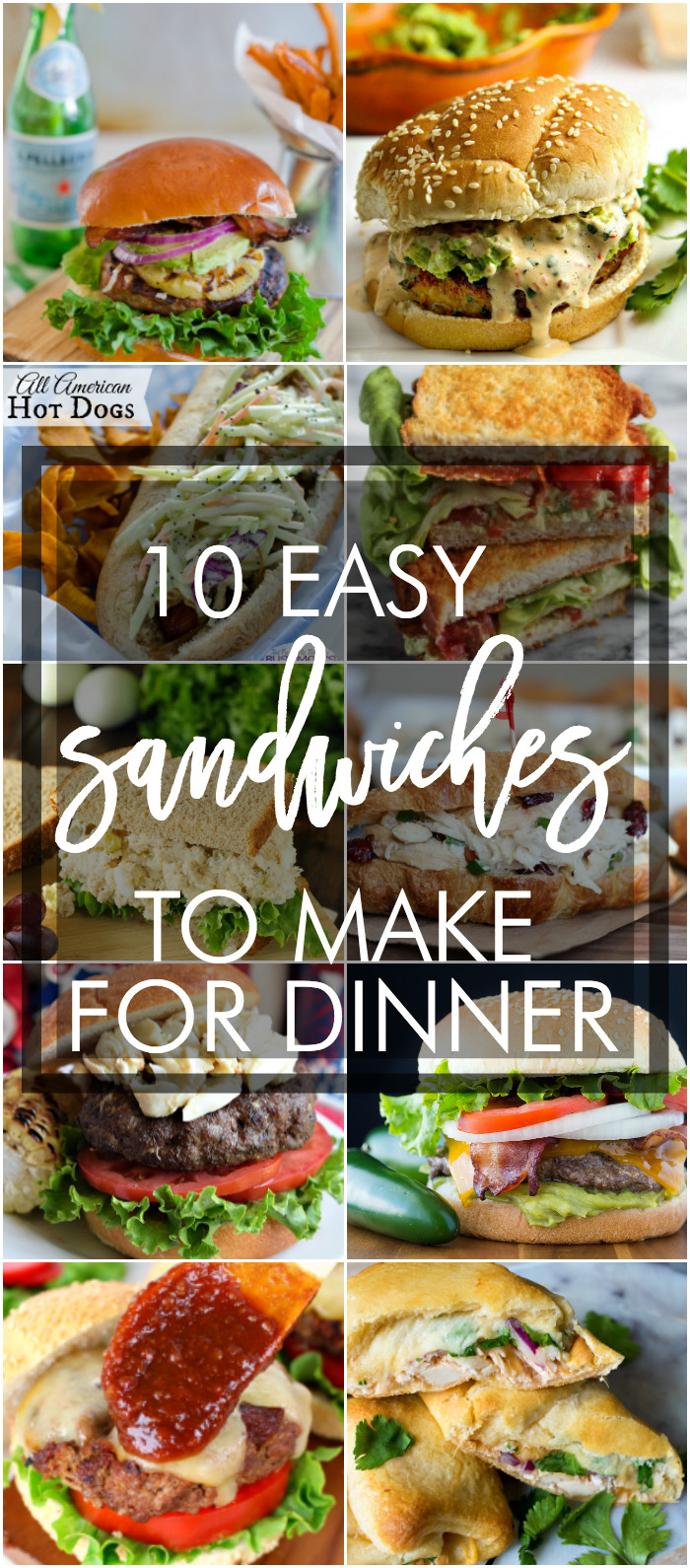 Easy Food To Make For Dinner
 10 Easy Sandwich Recipes to Make for Dinner