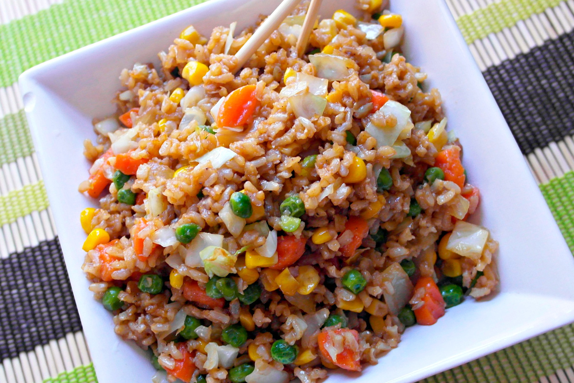 Easy Fried Rice
 Easy Fried Rice Recipe Teaspoon Goodness