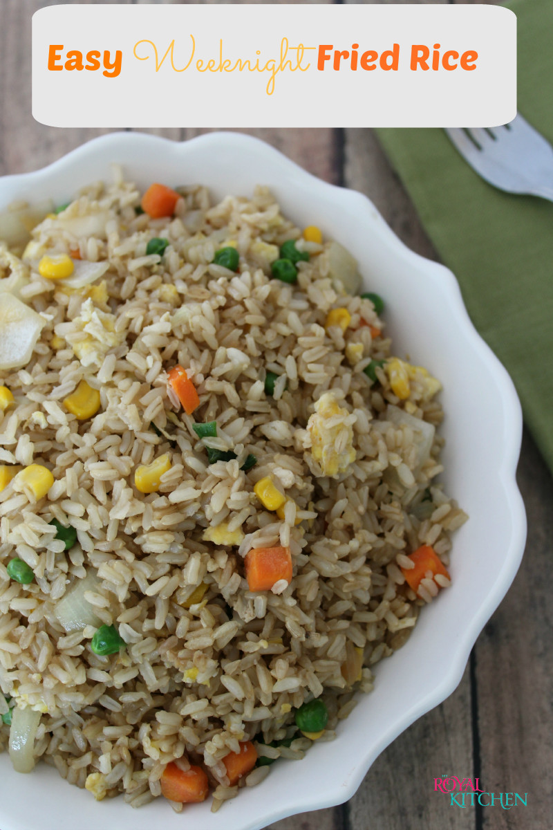 Easy Fried Rice
 Easy Weeknight Fried Rice