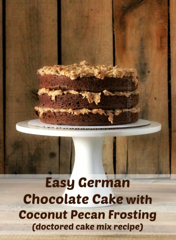 Easy German Chocolate Cake Recipe
 German Chocolate Cake Rose Bakes