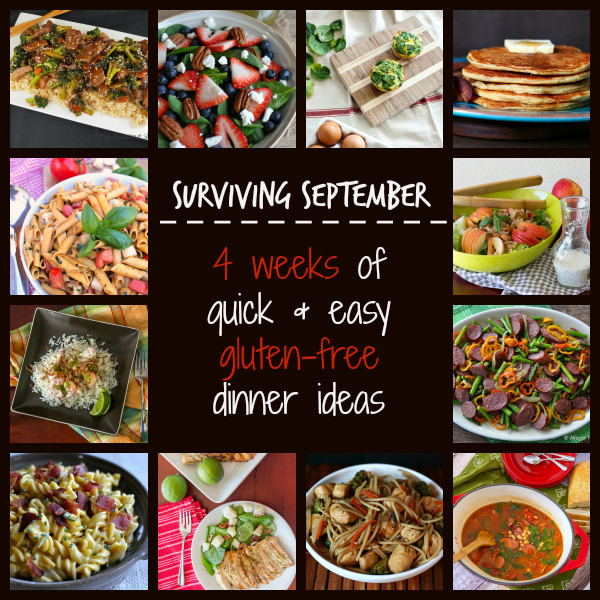 Easy Gf Dinner Recipes
 Surviving September 4 weeks of easy gluten free dinner ideas