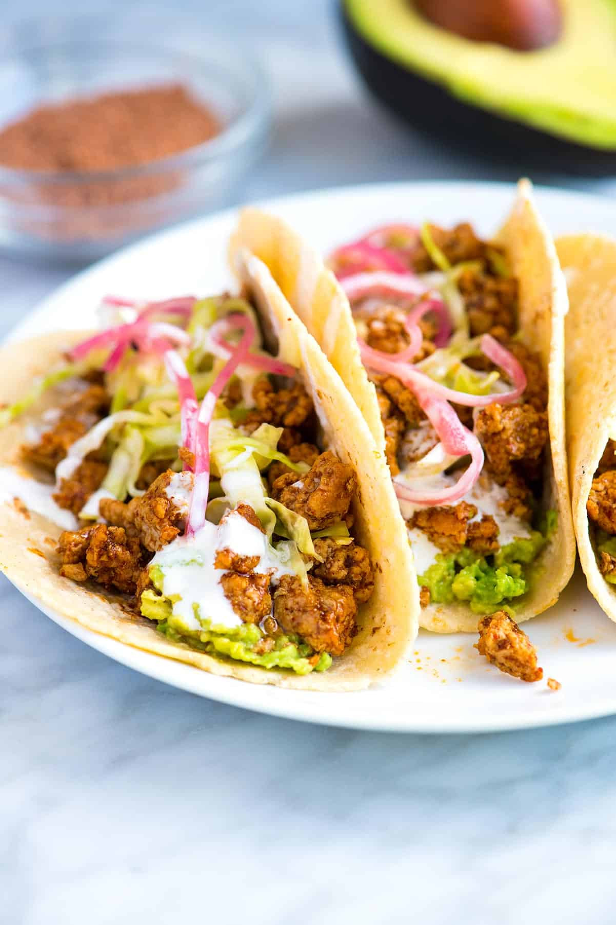 Easy Ground Pork Recipes
 Crave Worthy Ground Pork Tacos Recipe