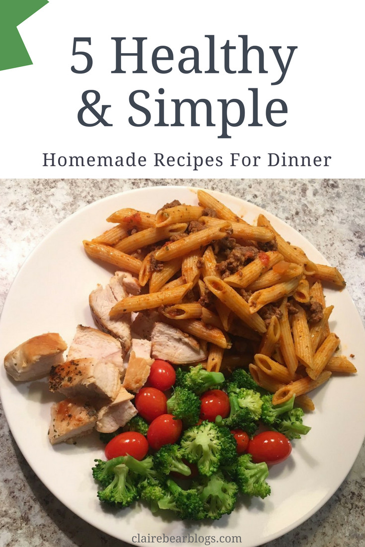 Easy Healthy Recipes For Dinner
 5 Healthy & Quick Dinner Recipes Clairebearblogs