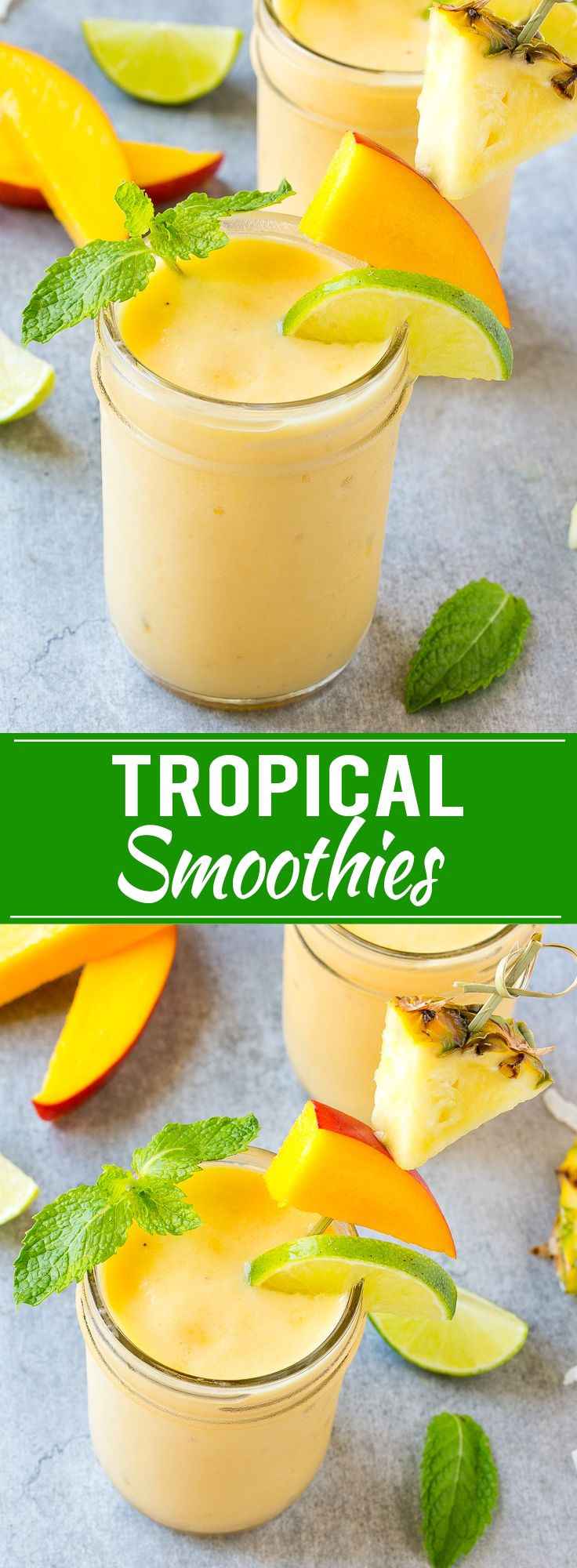 Easy Healthy Smoothie Recipes
 Best 25 Tropical smoothie recipes ideas on Pinterest