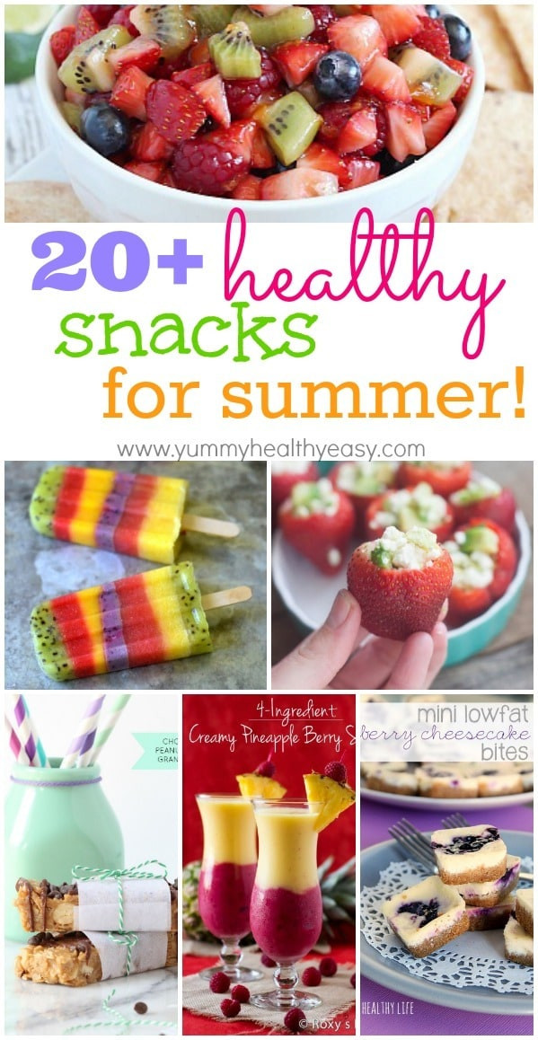 Easy Healthy Snacks On The Go
 20 Healthy Summertime Snacks Yummy Healthy Easy