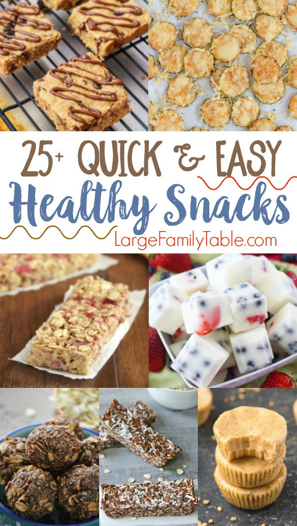 Easy Healthy Snacks On The Go
 25 Quick & Easy Healthy Snack Recipes Jamerrill Stewart