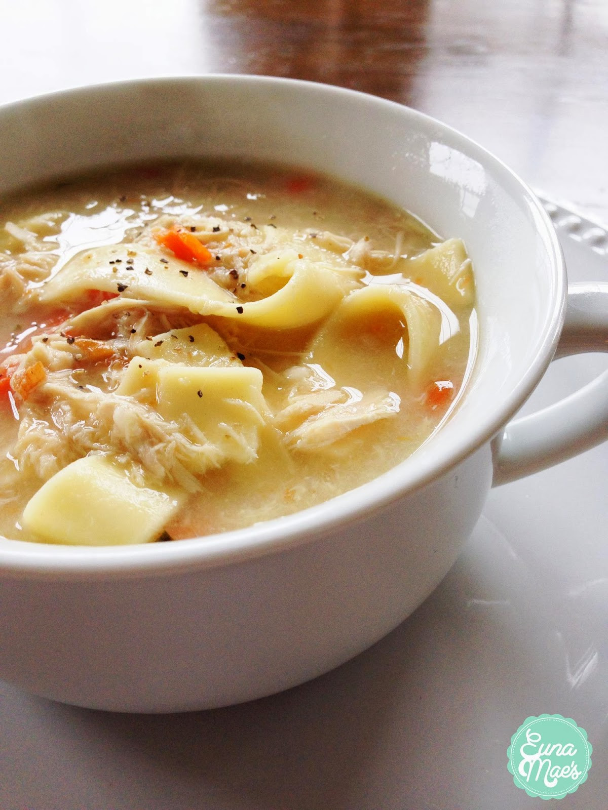 Easy Homemade Chicken Soup
 Euna Mae s easy homemade chicken noodle soup