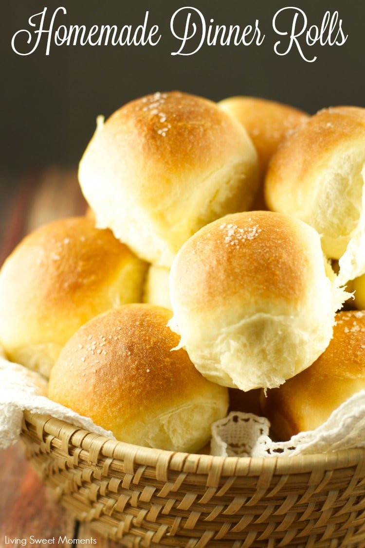 Easy Homemade Dinner Rolls
 Homemade Dinner Rolls Tutorial Living Sweet Moments