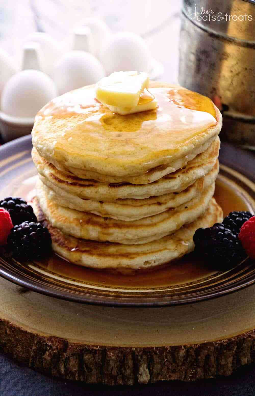 Easy Homemade Pancakes
 Easy Homemade Pancakes Recipe VIDEO Julie s Eats & Treats