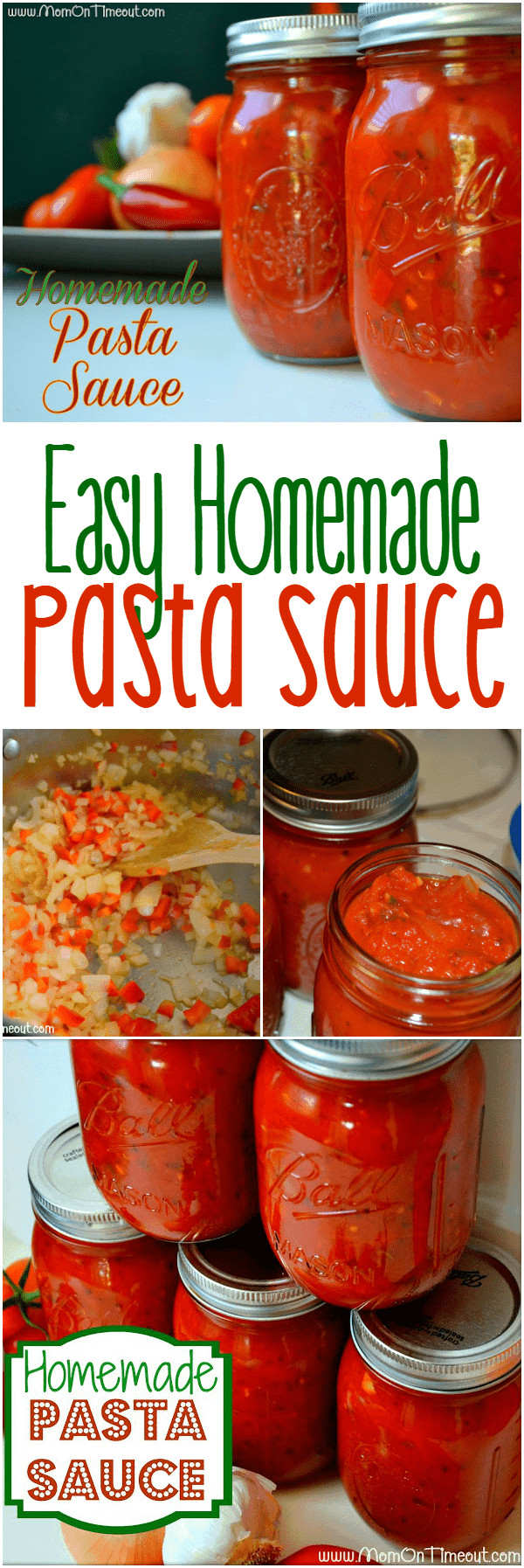 Easy Homemade Pasta Sauce
 Homemade Pasta Sauce Recipe Mom Timeout